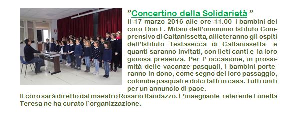 concertino della solidariet